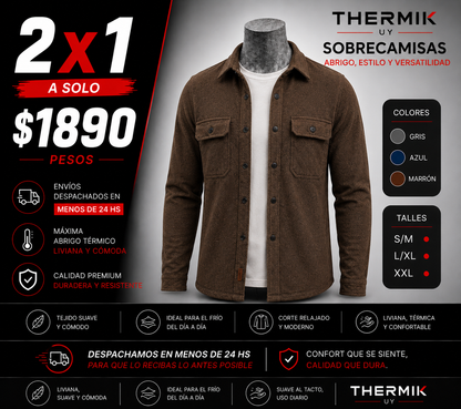 Sobrecamisa Premium Hombre | 2x1